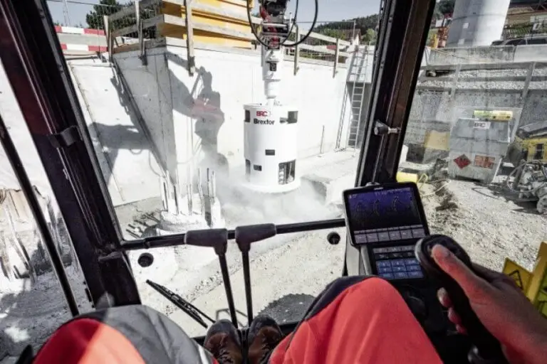 Brextor für das Kappen von Bohrpfählen