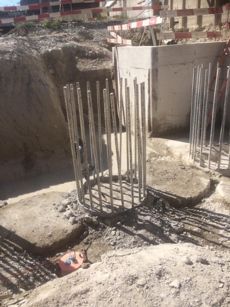 design of secant pile walls in construction